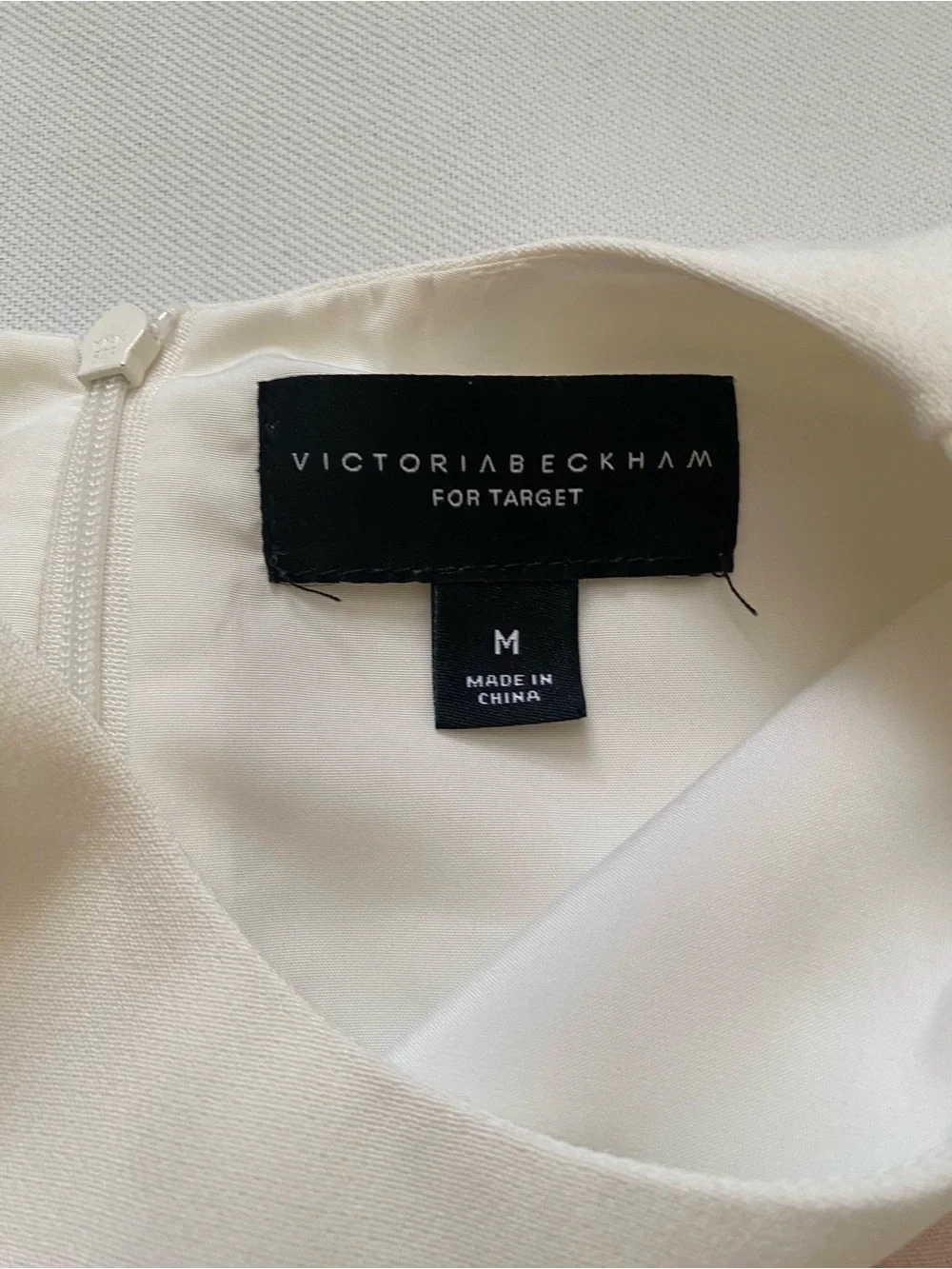 Victoria Beckham for Target Girls Ivory Lined Dress Size Medium ***READ